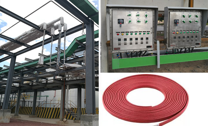 甘谷驿净化站电伴热系统应用